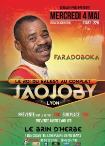 Jaojoby à Lyon le 4 mai 2016